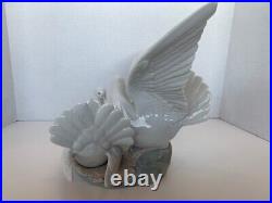Lladro figurine Spain Nao Daisa Vtg sculpture statue 6291 Love Nest Doves Birds
