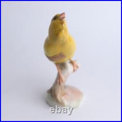 Lorenz Hutschenreuther Carl Werner Canary on Branch Bird Figurine (2403)