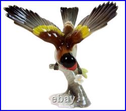 Lorenz Hutschenreuther EUROPEAN GOLDFINCH Bird FIGURINE German Porcelain GRANGET Lorenz Hutschenreuther EUROPEAN GOLDFINCH Bird FIGURINE German Porcelain GRANGET