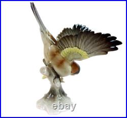 Lorenz Hutschenreuther EUROPEAN GOLDFINCH Bird FIGURINE German Porcelain GRANGET