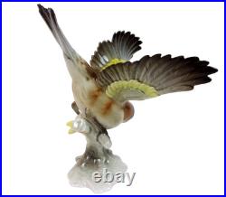 Lorenz Hutschenreuther EUROPEAN GOLDFINCH Bird FIGURINE German Porcelain GRANGET