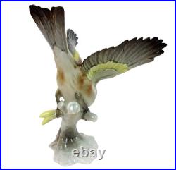 Lorenz Hutschenreuther EUROPEAN GOLDFINCH Bird FIGURINE German Porcelain GRANGET