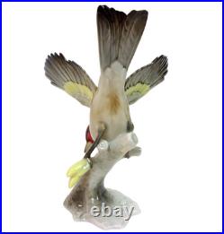 Lorenz Hutschenreuther EUROPEAN GOLDFINCH Bird FIGURINE German Porcelain GRANGET