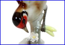Lorenz Hutschenreuther EUROPEAN GOLDFINCH Bird FIGURINE German Porcelain GRANGET