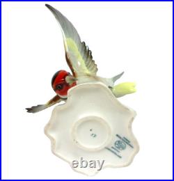 Lorenz Hutschenreuther EUROPEAN GOLDFINCH Bird FIGURINE German Porcelain GRANGET