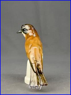 Lorenz Hutschenreuther Porcelain 8 1/4 Eurasian Jay Bird Figurine Germany MINT