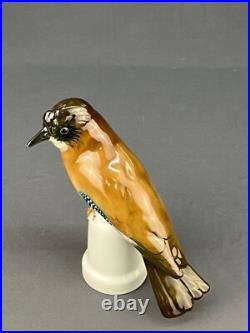 Lorenz Hutschenreuther Porcelain 8 1/4 Eurasian Jay Bird Figurine Germany MINT