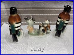 Lot Of 3 Wagner Apel Porcelain Birds