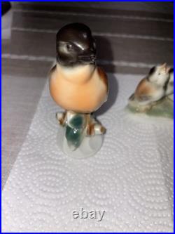 Lot Of 3 Wagner Apel Porcelain Birds