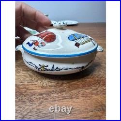 Lot of 16 Wedgwood Etruria England Porcelain Bird Pheasant Tea Set Cups Dishes