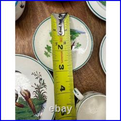 Lot of 16 Wedgwood Etruria England Porcelain Bird Pheasant Tea Set Cups Dishes