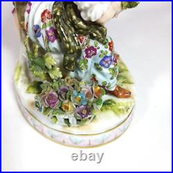 Ludwigsburg Figurine Courting Couple with Bird cage Birds Carl Thieme Birdcage