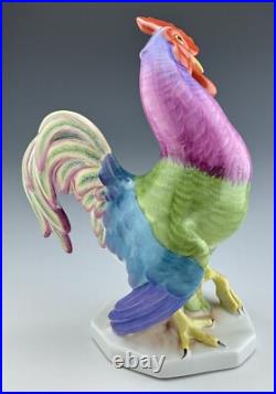 MINT HEREND Large 9 Strutting Rooster Bird Figurine ($1,490 Retail)
