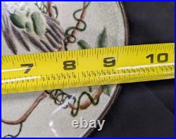 Mark Roberts Birds And Flowers Ceramic And Bronze Tray / Platter 15x9