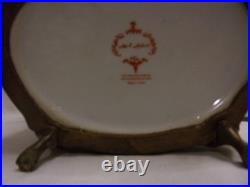 Mark Roberts Large Porcelain Brass Mount Ormolu Jardiniere Bird Theme Lovely