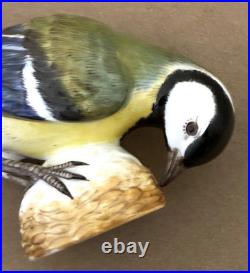 Meissen #798 Porcelain Figure Bluetit Bird 3.4 tall Germany Original Blue Tit
