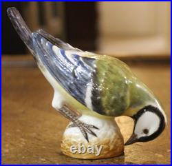 Meissen #798 Porcelain Figure Bluetit Bird 3.4 tall Germany Original Blue Tit