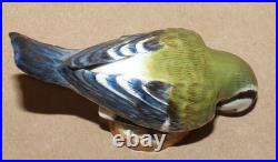 Meissen #798 Porcelain Figure Bluetit Bird 3.4 tall Germany Original Blue Tit