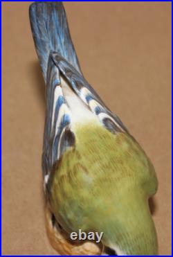 Meissen #798 Porcelain Figure Bluetit Bird 3.4 tall Germany Original Blue Tit