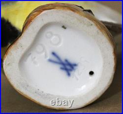 Meissen #798 Porcelain Figure Bluetit Bird 3.4 tall Germany Original Blue Tit