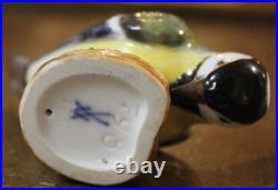 Meissen #798 Porcelain Figure Bluetit Bird 3.4 tall Germany Original Blue Tit