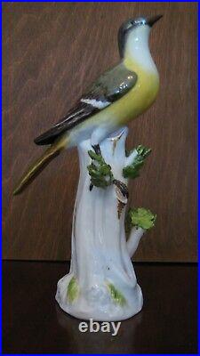 Meissen Porcelain Figure Of Bird On Branch, 19th Century