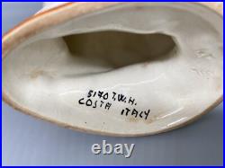 Mid Century Italian White Dove Birds a Pair