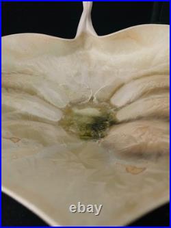 Mid Century Style Porcelain Crane Sculpture Signed Studio Art Ceramic Bird