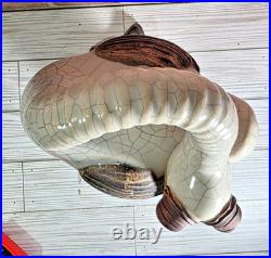 Mid Size Ceramic Artistic Super Fast Running Bird Ostriches Bird Duck Figure