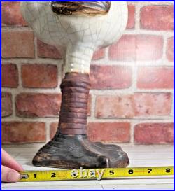 Mid Size Ceramic Artistic Super Fast Running Bird Ostriches Bird Duck Figure