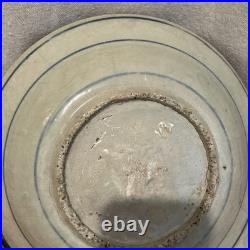 Ming Plate With Bird, Forest Scene And Scalloped And Floral Designs