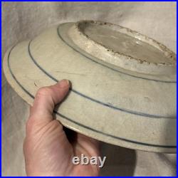 Ming Plate With Bird, Forest Scene And Scalloped And Floral Designs