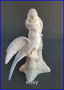 Miquel Requena Blue Parakeet Porcelain Bird 7.5 Tall Birds Rare Spain Figurine