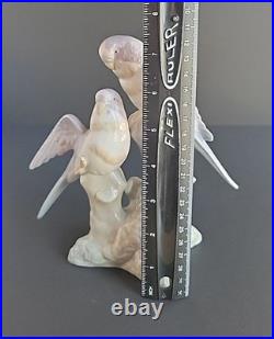 Miquel Requena Blue Parakeet Porcelain Bird 7.5 Tall Birds Rare Spain Figurine