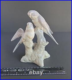 Miquel Requena Blue Parakeet Porcelain Bird 7.5 Tall Birds Rare Spain Figurine