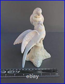 Miquel Requena Blue Parakeet Porcelain Bird 7.5 Tall Birds Rare Spain Figurine