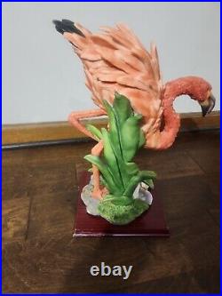 Montefiori Collection Figurine Tropical Flamingo Statue 16