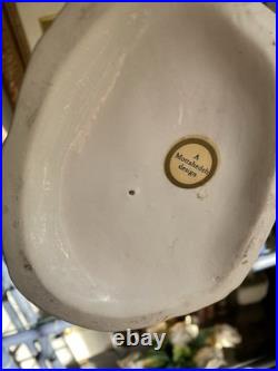 Mottahedeh Italy Porcelain Bird Grebe Heron Water birds Figurine Sculpture