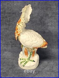Mottahedeh Polychrome Italian Hand Painted Bird Porcelain Figurine mABC