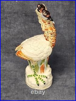 Mottahedeh Polychrome Italian Hand Painted Bird Porcelain Figurine mABC