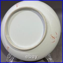 Nice Collectable Art Handmade Painting Famille Rose Porcelain Bird Plate