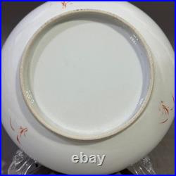 Nice Collectable Art Handmade Painting Famille Rose Porcelain Bird Plate