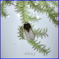 Nice Collectable Chinese Hand Famille Rose Porcelain Bird Jar