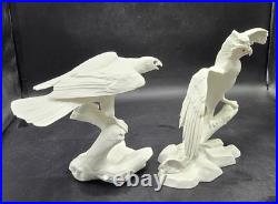 Noble Conqueror & Silent Hunter Jonathan Bronson Franklin Porcelain Bird Statue