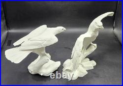 Noble Conqueror & Silent Hunter Jonathan Bronson Franklin Porcelain Bird Statue