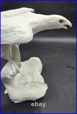 Noble Conqueror & Silent Hunter Jonathan Bronson Franklin Porcelain Bird Statue