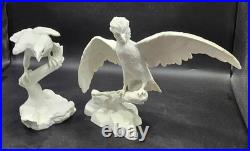 Noble Conqueror & Silent Hunter Jonathan Bronson Franklin Porcelain Bird Statue