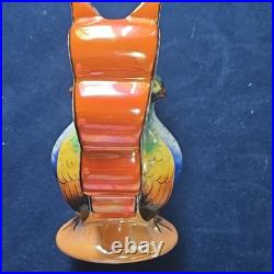 Noritake Handpainted Porcelain Peacock Bird Figurine Handmade Made in Japan