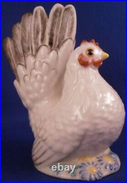 Nymphenburg Porcelain Female Chicken Hen Figure Figurine Porzellan Huhn Figur