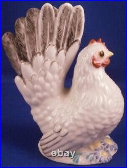 Nymphenburg Porcelain Female Chicken Hen Figure Figurine Porzellan Huhn Figur #2